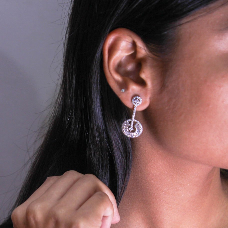 Dangling Silver Earring 2