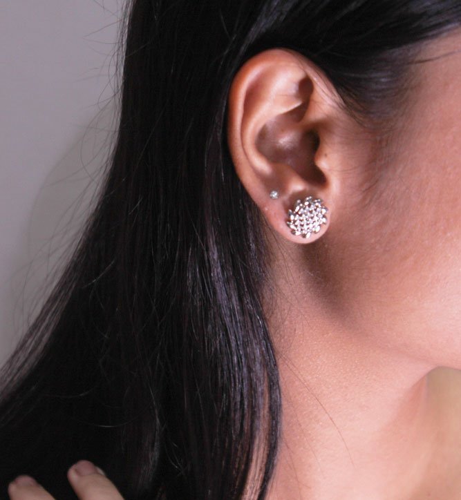 Flare Silver Earrings 2