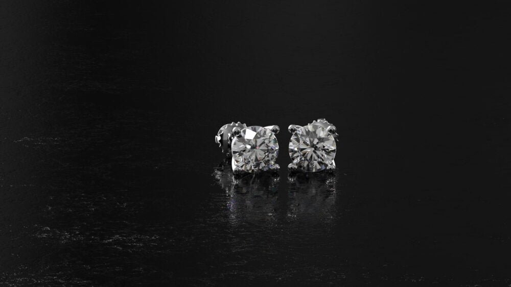 Engagement Ring Minimalist Sterling Silver Zircon Set Combo