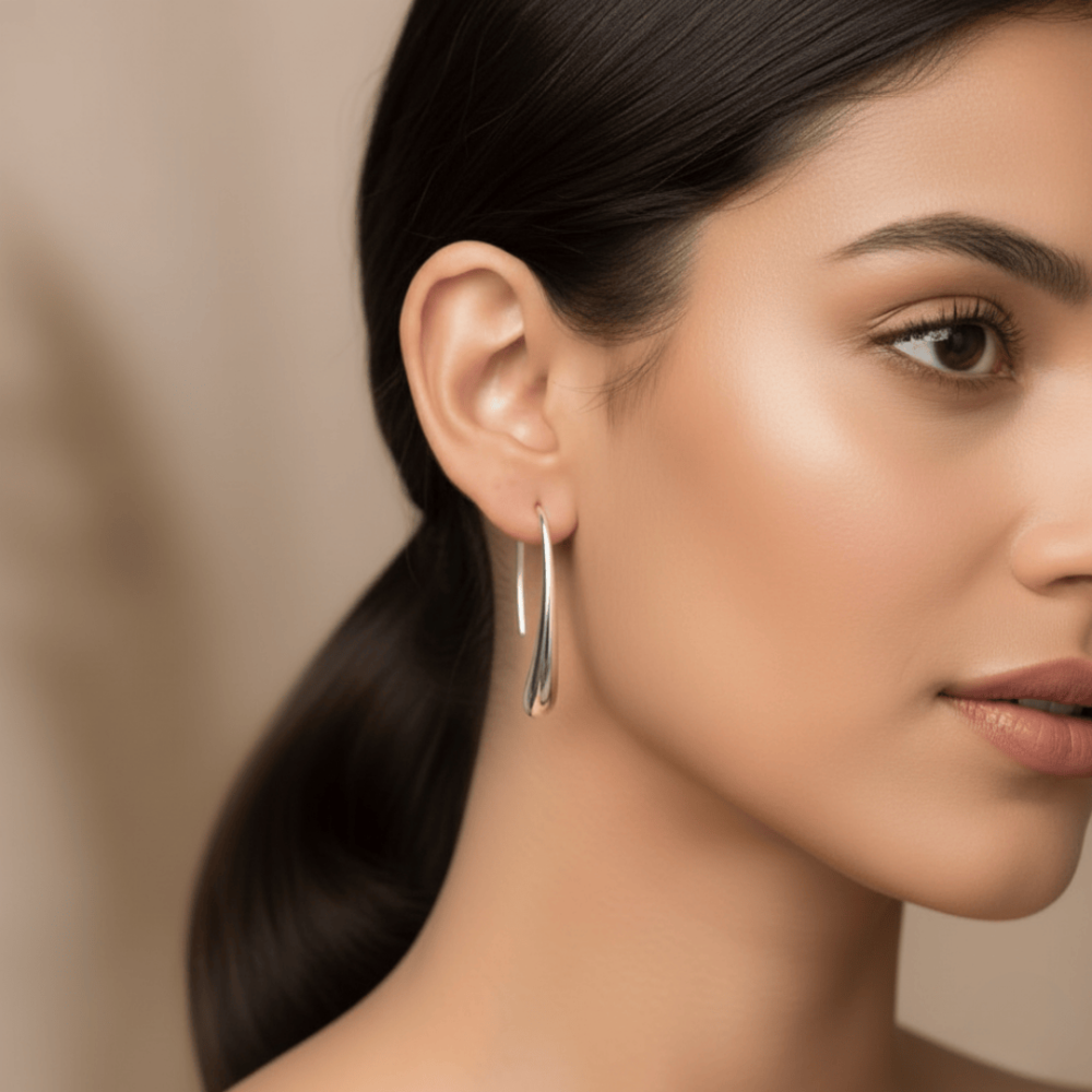 Hanging silver Earring