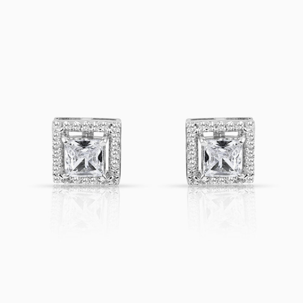 Square Zircon studded Earrings