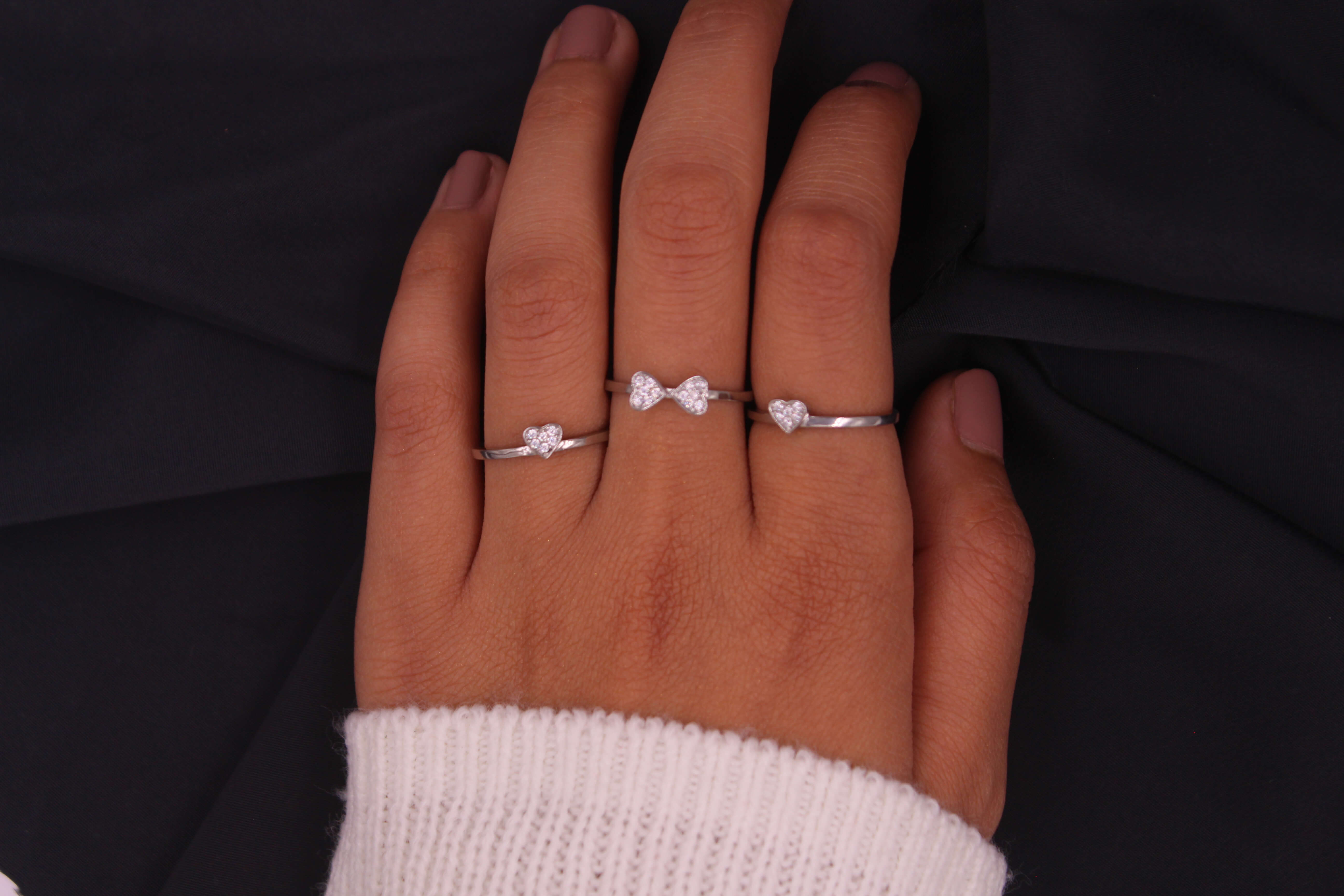 Silver Bourse rings