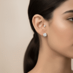 Minimalist Sterling Silver Zircon Set