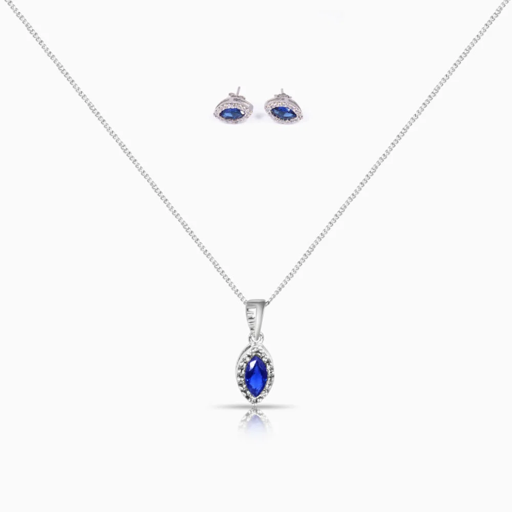 Blue Eye Pendant set