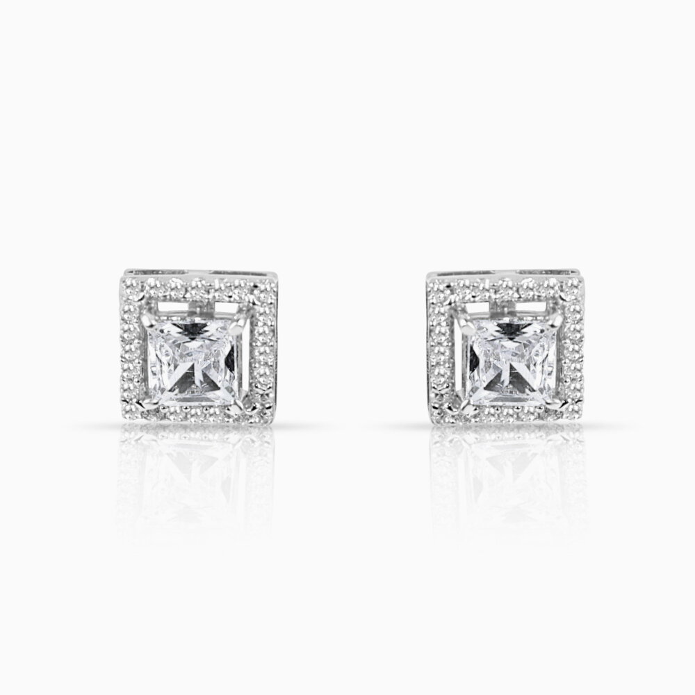 Square Zircon studded Earrings