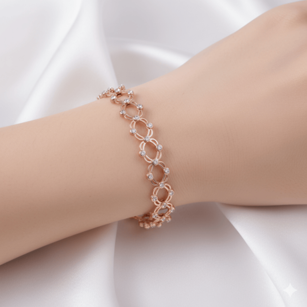Rose Gold Supple Bracelet Ring