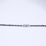 Black Beads Double Zircon Bracelet