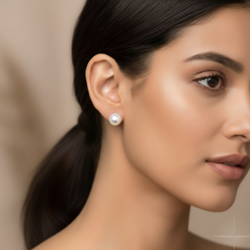 Pearl earrings