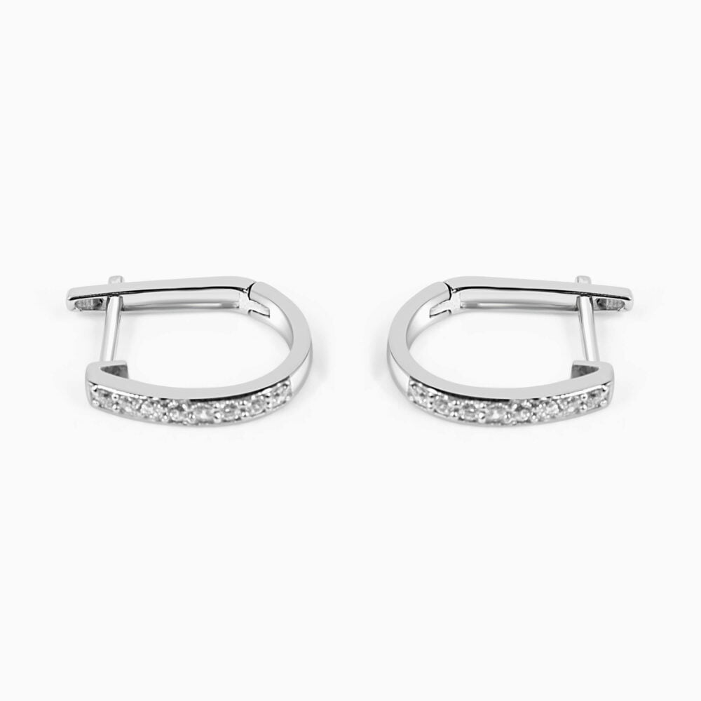 Elegant One line zircon Earrings