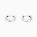 Simple Silver Hoop Earrings