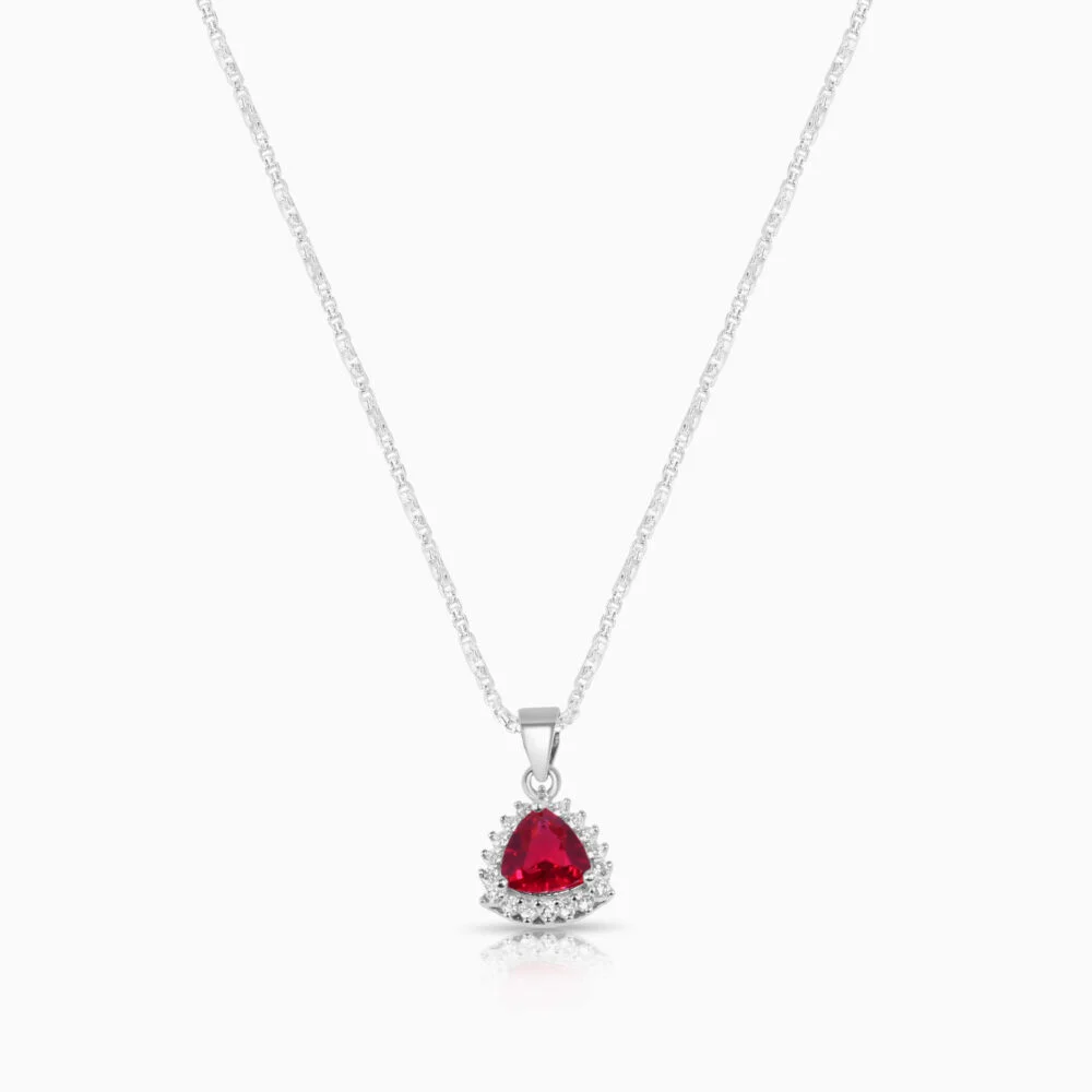 Elegant Red pendant set