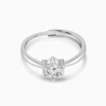 Classic zircon studded Ring - Adjustable