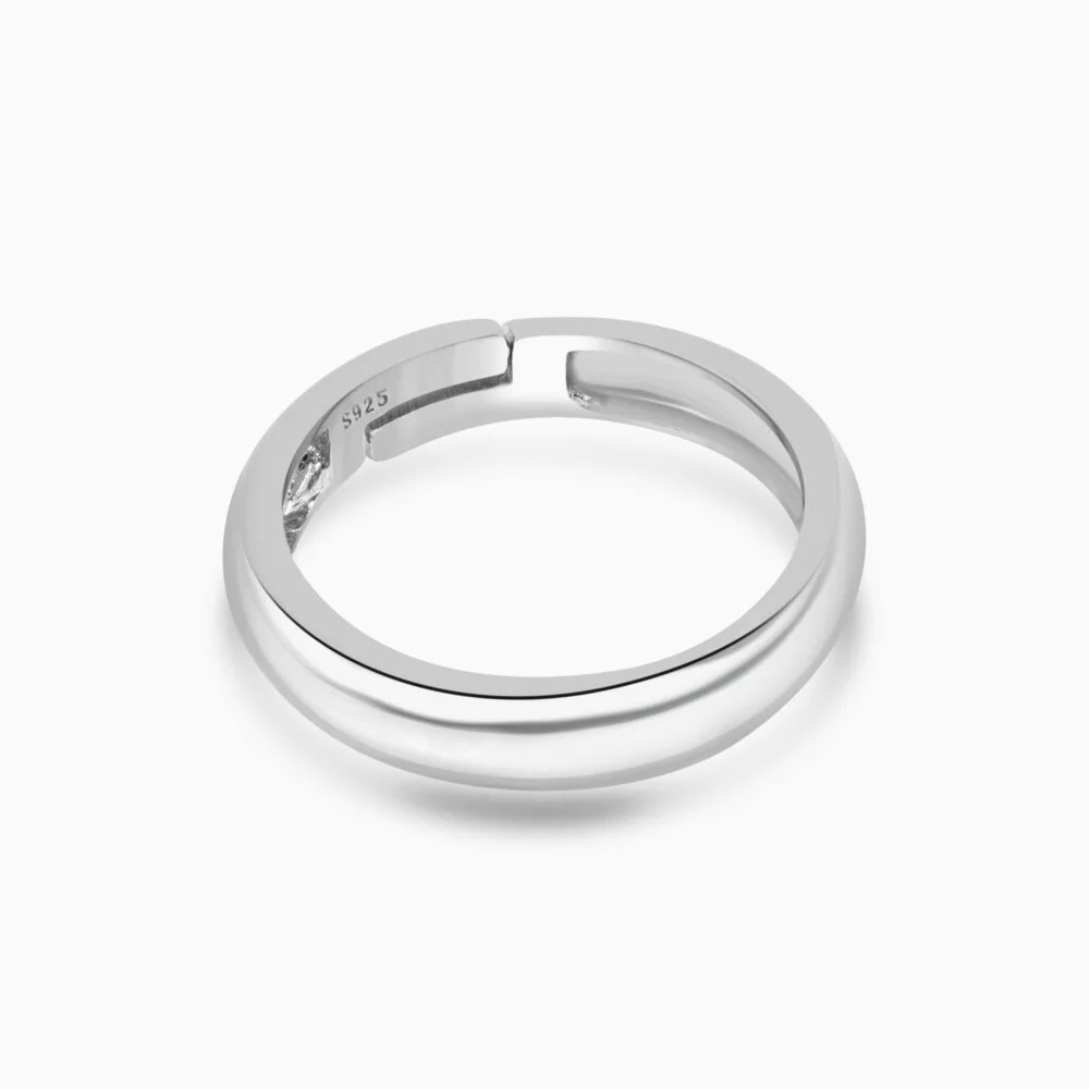 Simple Silver Ring - Adjustable