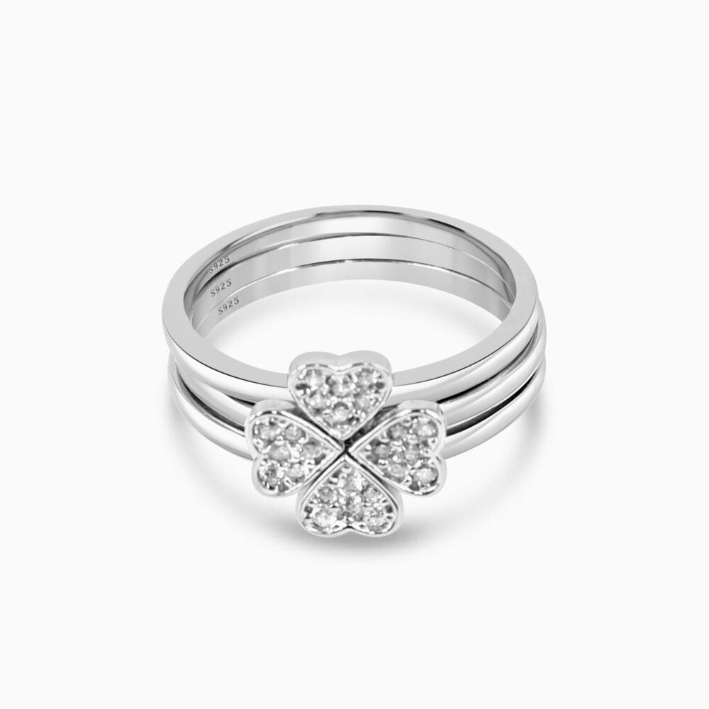 3 in 1 Clove Silver Ring