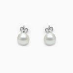 White Pearl Moon Necklace Set