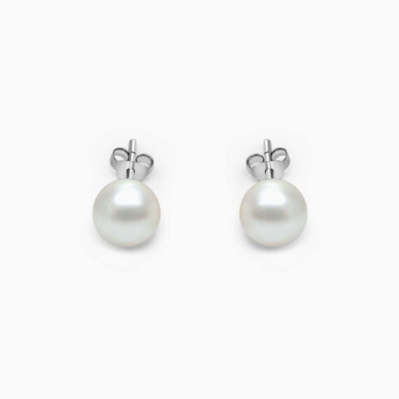 White Pearl Moon Necklace Set