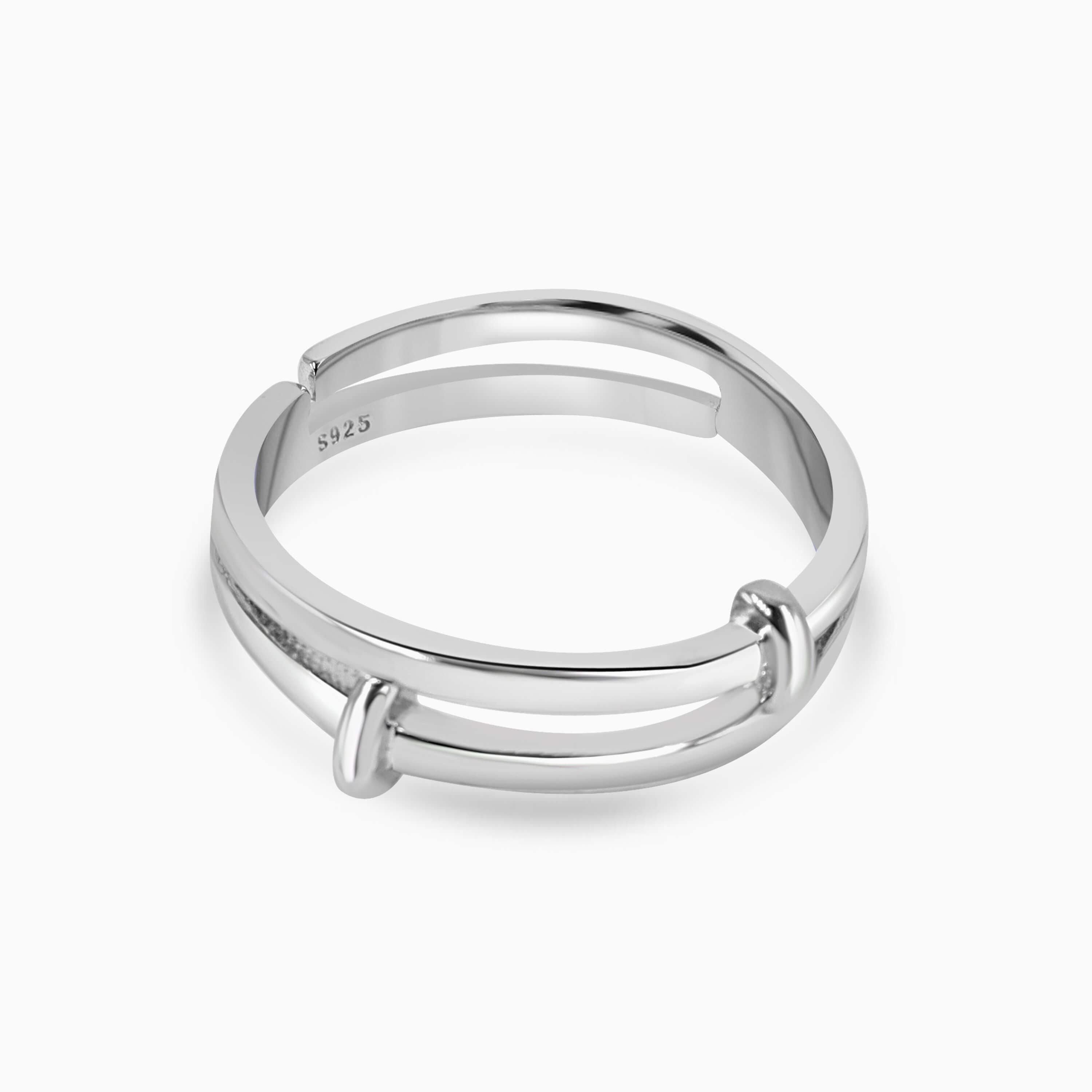 Designer Sterling Silver Adjustable Band
