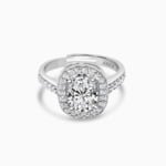 Classic Silver Solitaire Ring - Adjustable