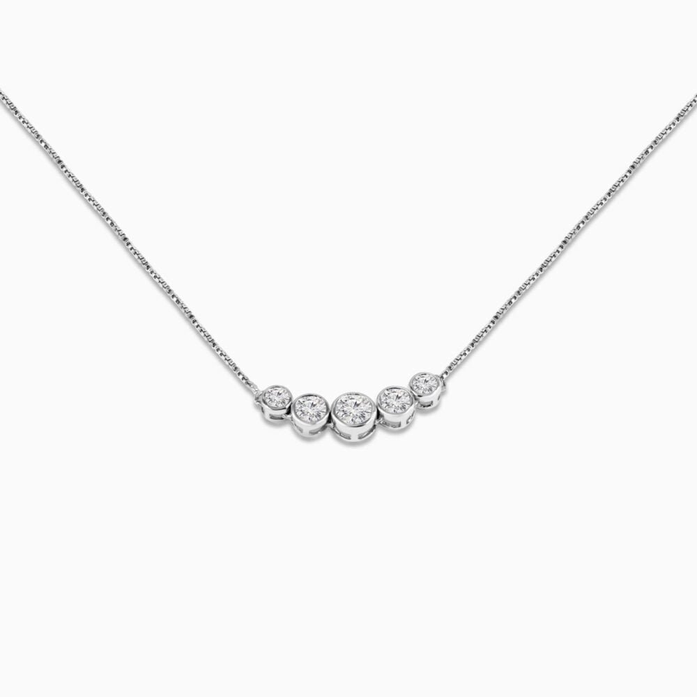 Designer Zircon Silver Necklace Set