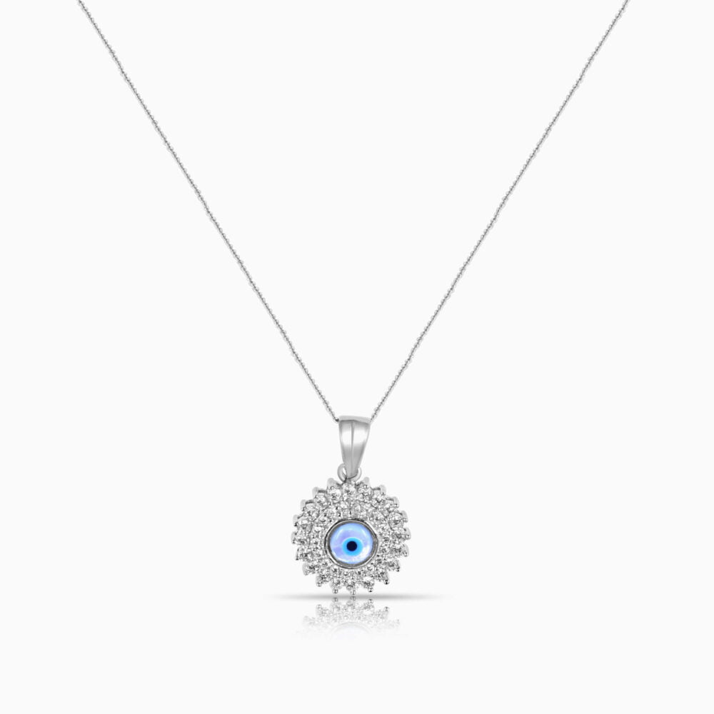 Evil Eye Circle pendant