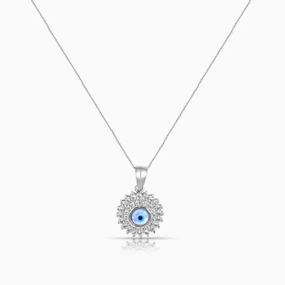 Evil Eye Circle pendant