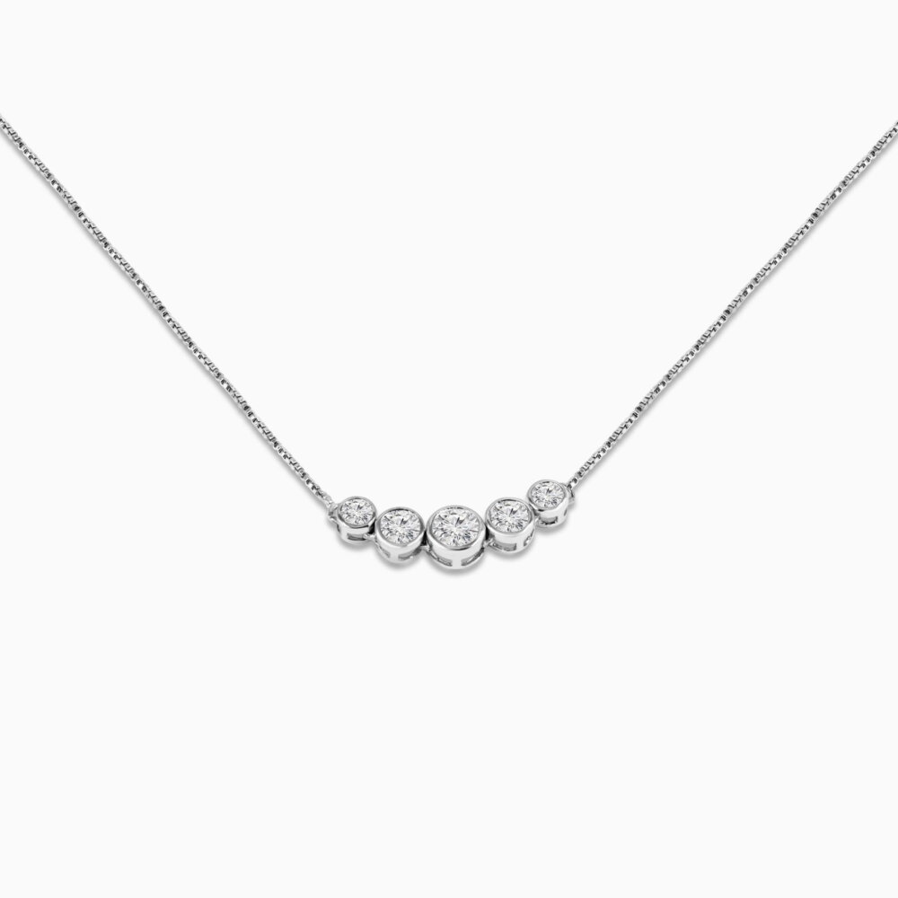 Designer Zircon Silver Necklace Set