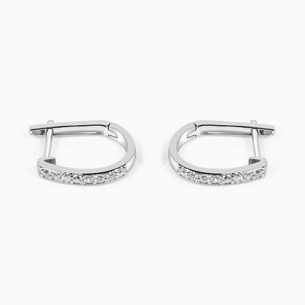 Elegant One line zircon Earrings