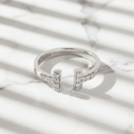 Minimal Silver Adjustable Ring