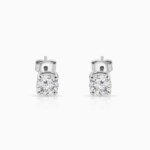 Minimalist Sterling Silver Zircon Set
