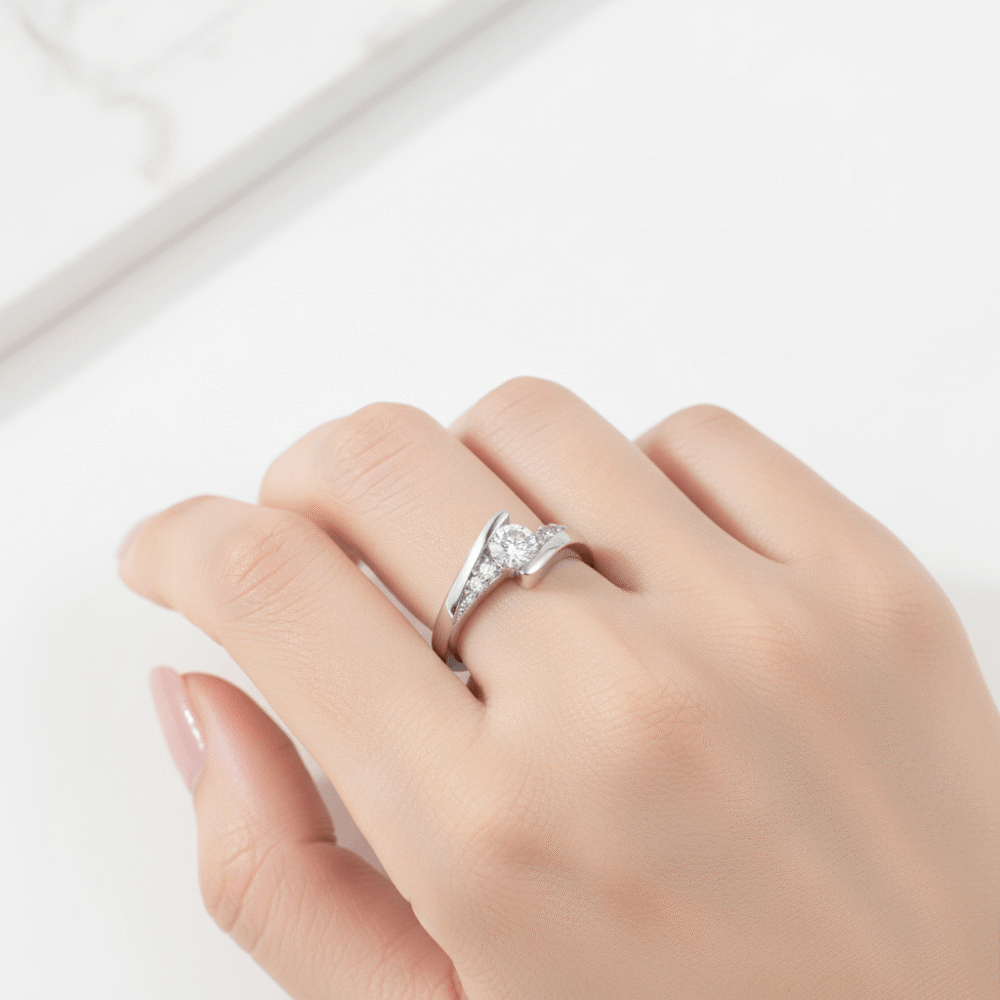 Vintage Silver Engagement Ring 2