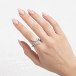 Bold Snake Silver Ring - Adjustable