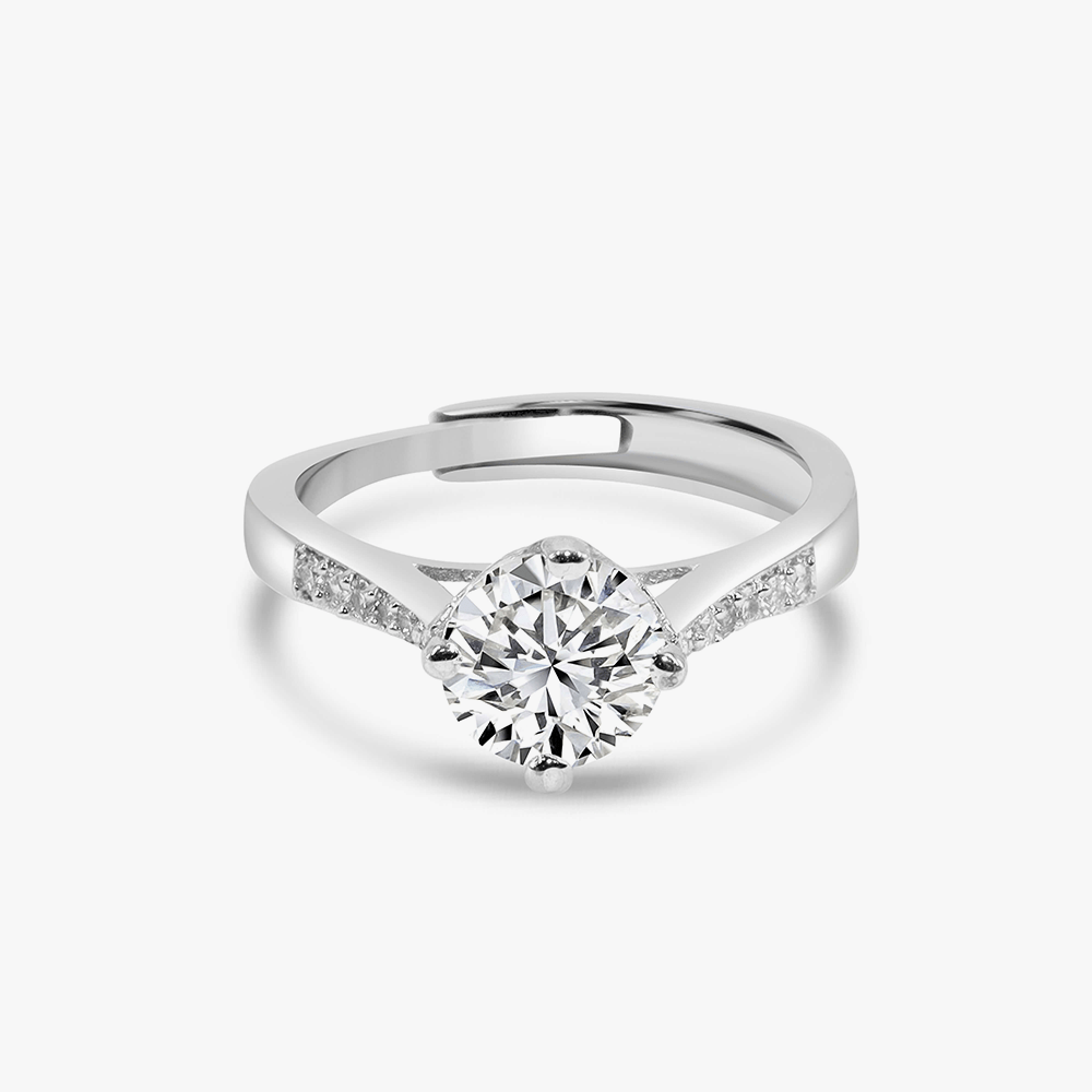 Trendy Engagement Ring - Adjustable