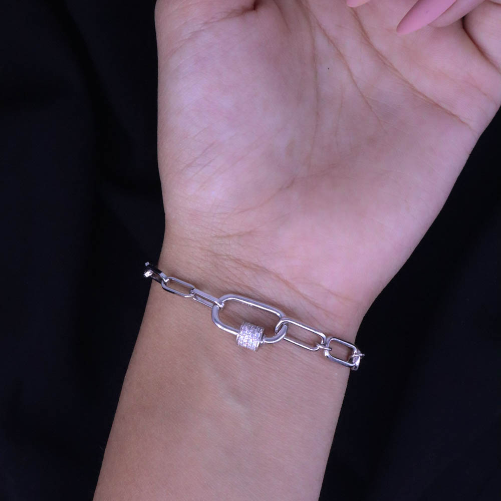 Sterling Silver Minimal Chain Bracelet