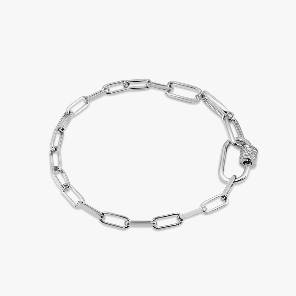 Sterling Silver Minimal Chain Bracelet