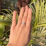 Heart Solitaire Silver Ring - Adjustable